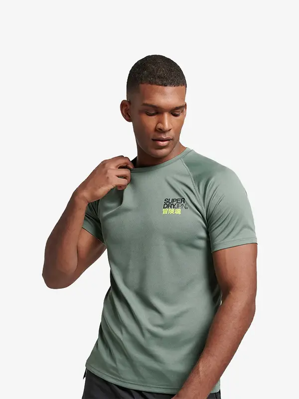Superdry Train Active Graphic SS Tee