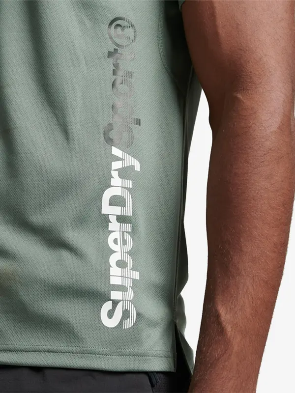 Superdry Train Active Logo SS Tee